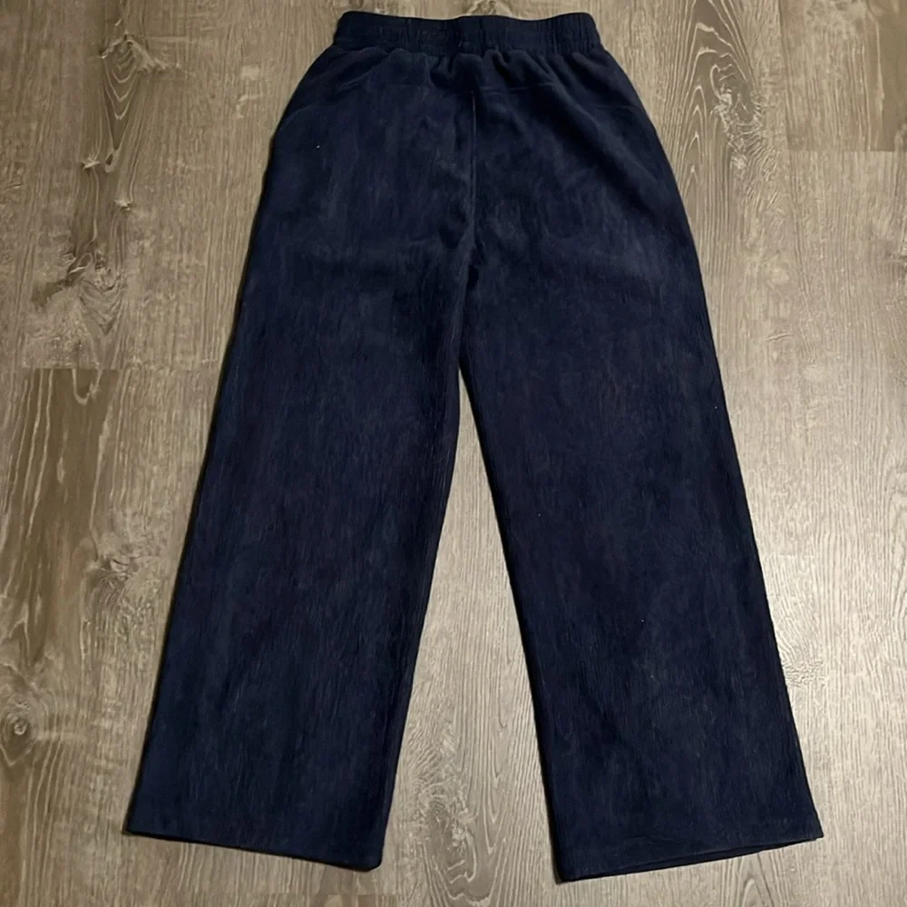 Halara High Waisted Side Pocket Straight Leg Mop Corduroy Casual Pants XS Petite - Picture 6 of 6